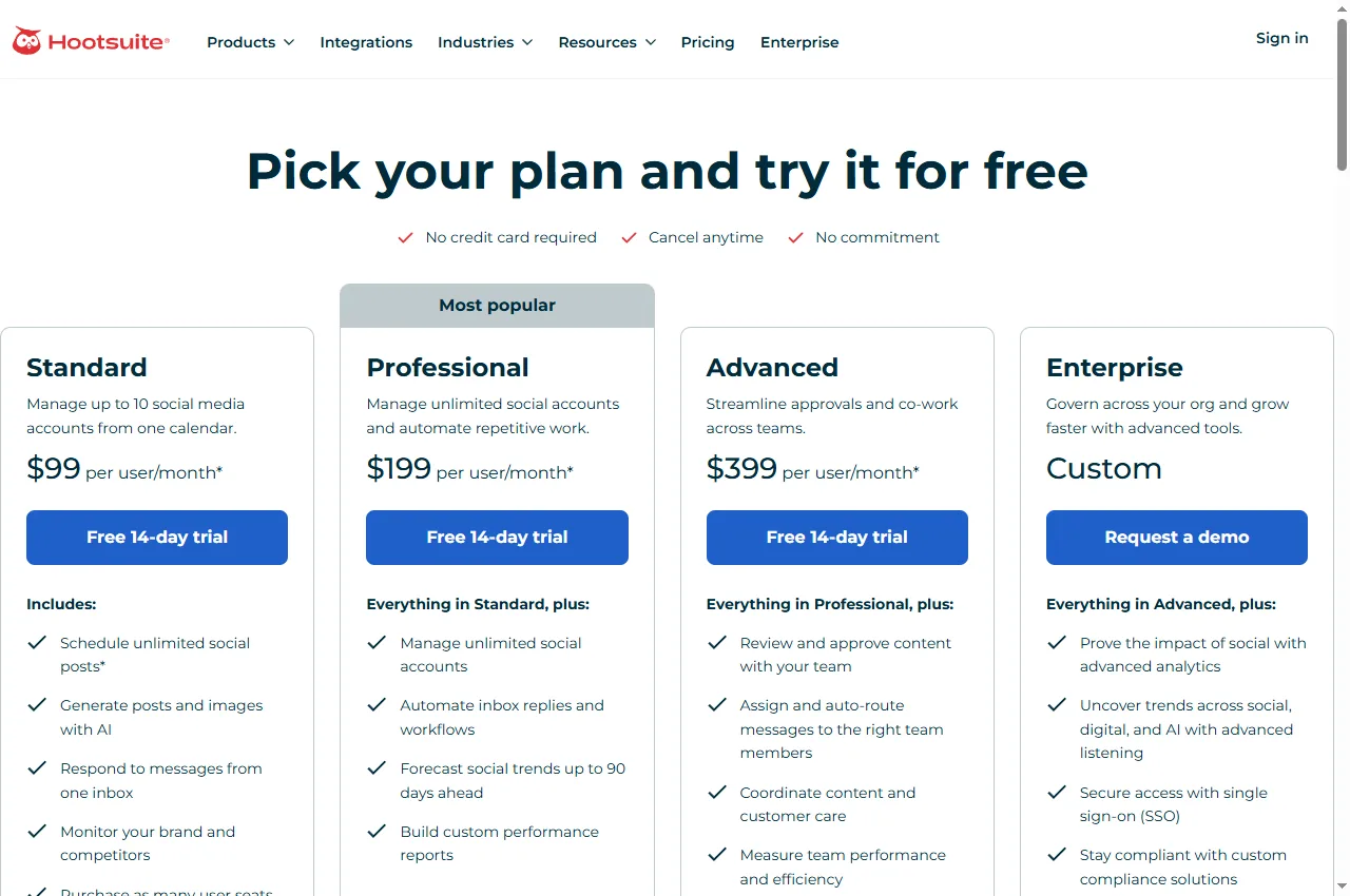 Hootsuite OwlyWriter AI official website preview