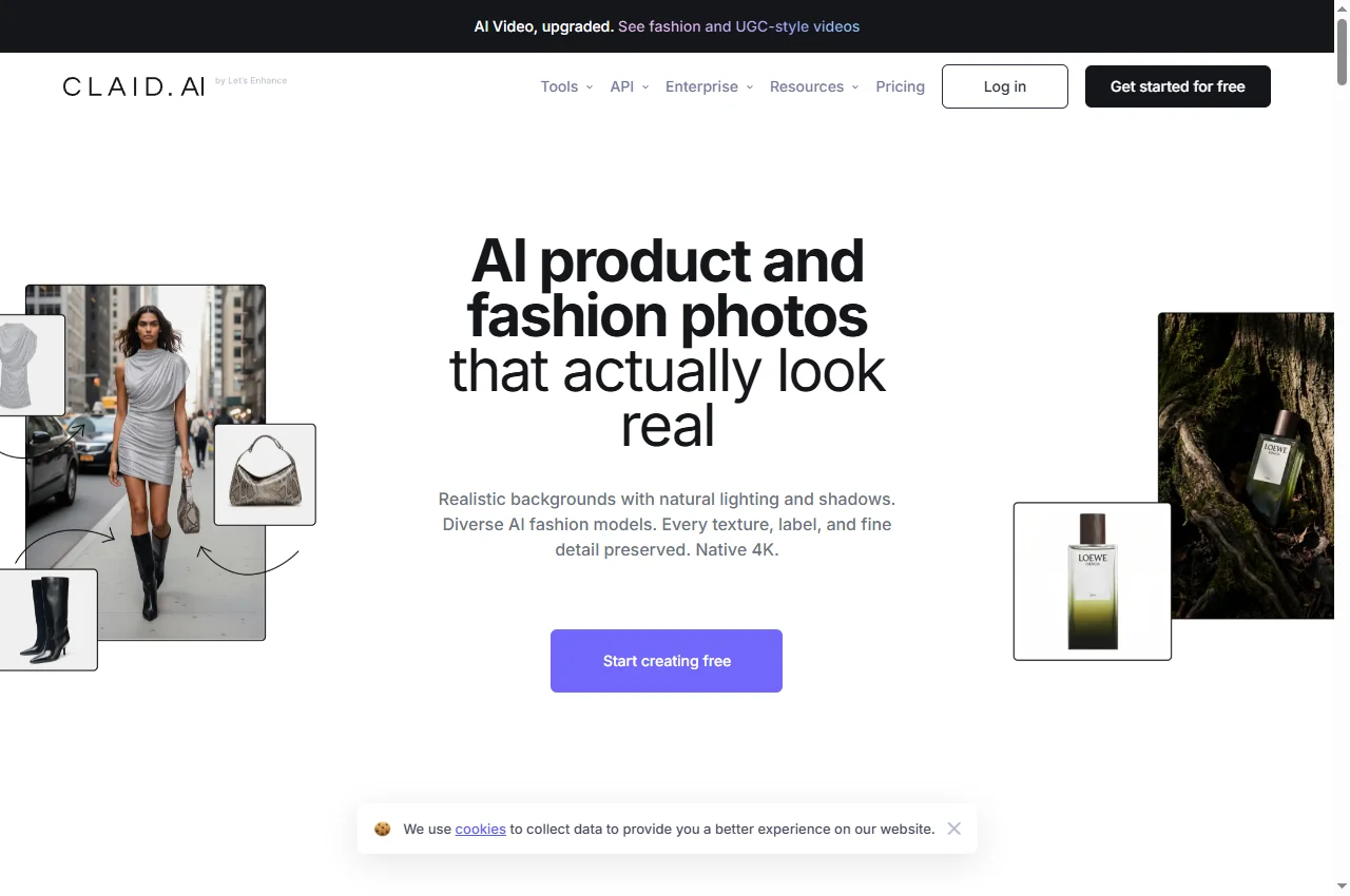 Claid.ai official page preview, 22 September 2026